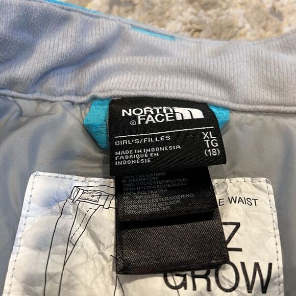 The north face Hyvent Snowboarding pants in Teal blue girls size XL W size L - Picture 4 of 12